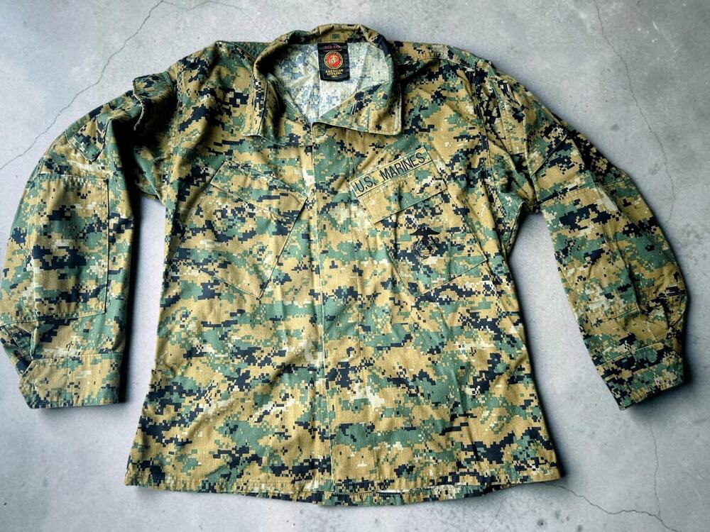 USMC Woodland MARPAT MCCUU Blouse Medium Short 2006 American Apparel Marines